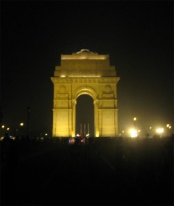 indian_gate_in_night